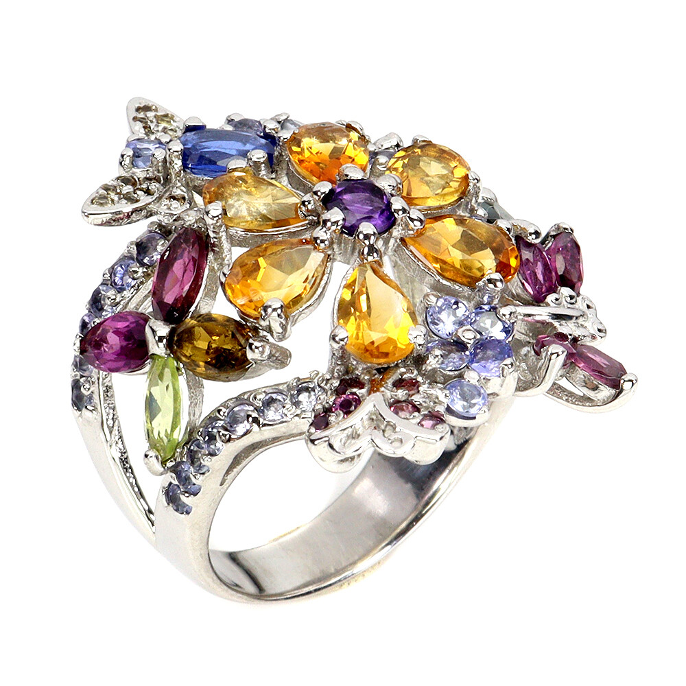 Champagne Diamonds Amethyst Ring Jtv Ametrine Rings 925 Sterling