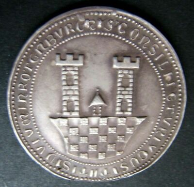 1920, GERMANY, 950th Ann. of Rothenburg, 41mm, silver, VF 1920, GERMANY, 950th Ann. of Rothenburg, 41mm, silver, VF