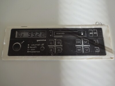 Audi Gamma 1 Autoradio Radio Anleitung Betriebsanleitung 80 90 100 Quattro 1984