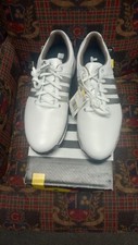 Adidas Tour360 XT White/Silver 8.5 M Golf Shoes