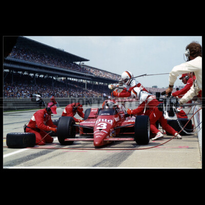 Photo A.026354 BOBBY RAHAL INDY 500 MILES INDIANAPOLIS 1986