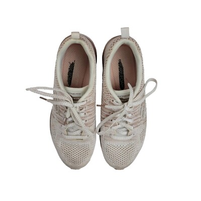 skechers air infinity white rose gold