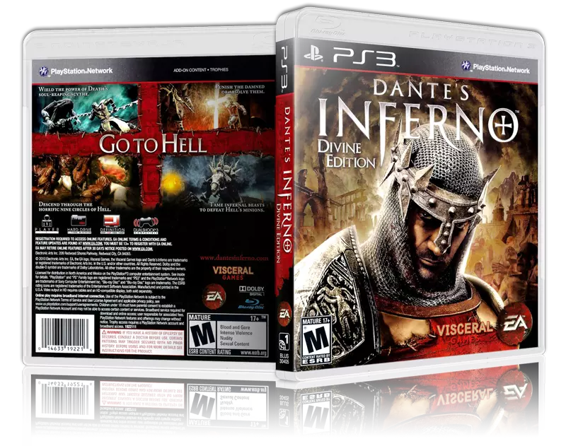 Dante's Inferno PlayStation 3 Box Art Cover by Joeseye