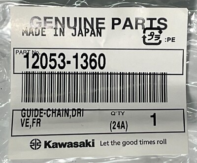 Kawasaki OEM 12053-1360 Guide-ChainDriveFr | eBay