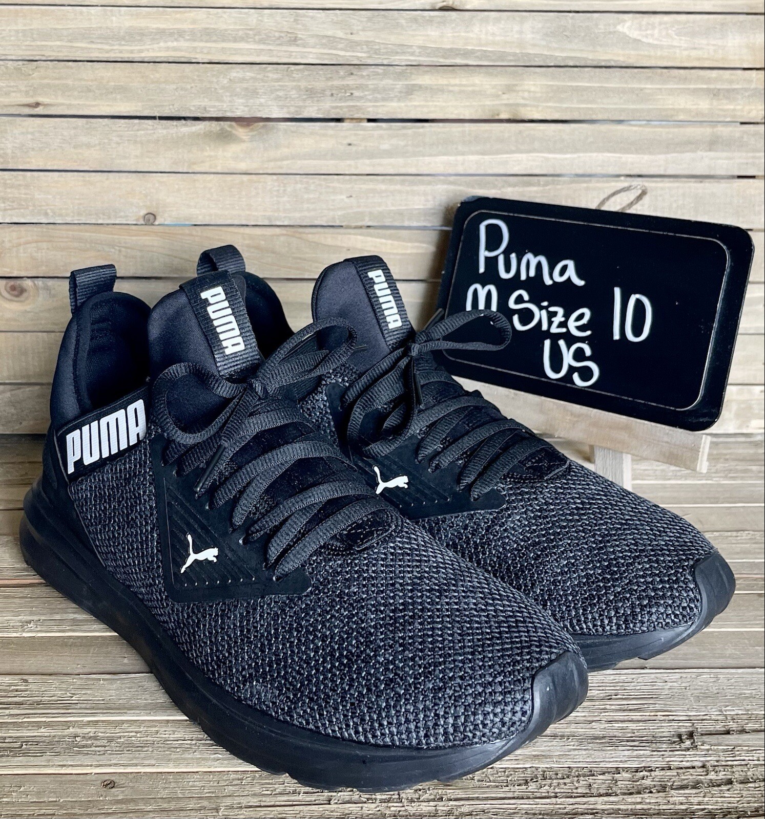 puma enzo black mens