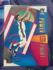 Jarrett Allen Power In The Paint Card 2020-21 Panini Donruss Basketball #8 Nets