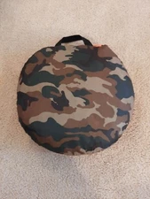 Camo/Orange Thermal Hunting Seat Cushion - Hunting, Sporting events, etc.