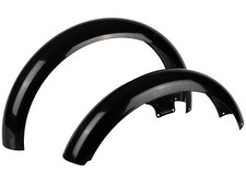 SET schwarze - Schutzbleche für S50, S51 & S70 - Koflügel pulverbeschichtet