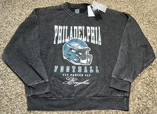 NEW Gameday Couture Philadelphia Eagles NFL Oversized Crewneck Large 