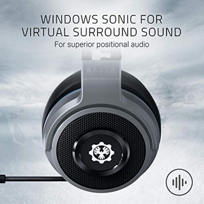 Razer Thresher 7.1 GoW Gaming Headset Wireless RF Virtual 7.1 Surround for Xbox