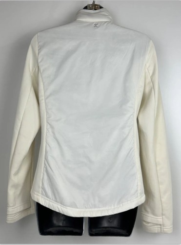 Xersion Lightweight Jacket Women Full Zip Fleece Lined Light Cream Beige Size XS - Picture 2 of 11