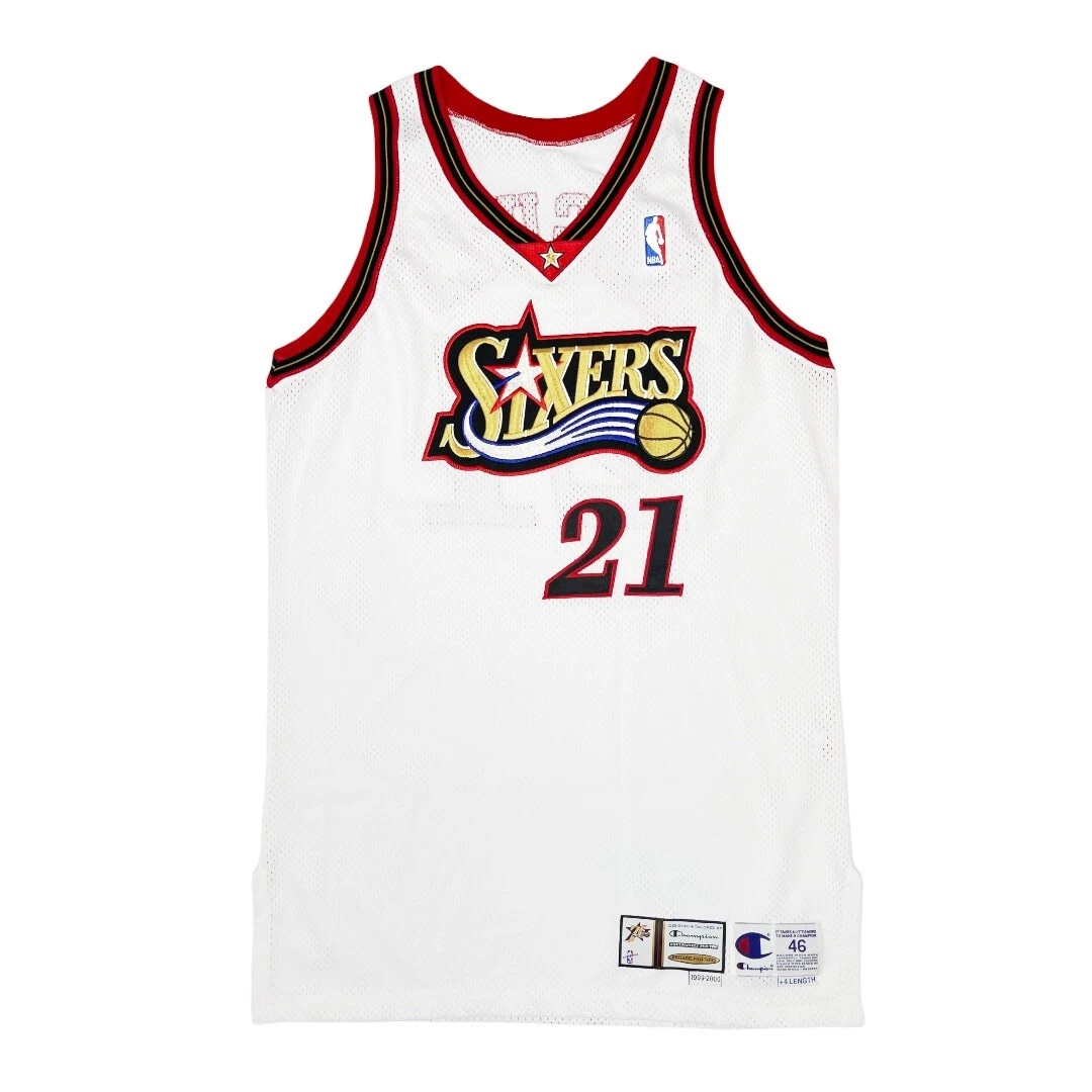 Larry Hughes 76ers Black Champion Jersey