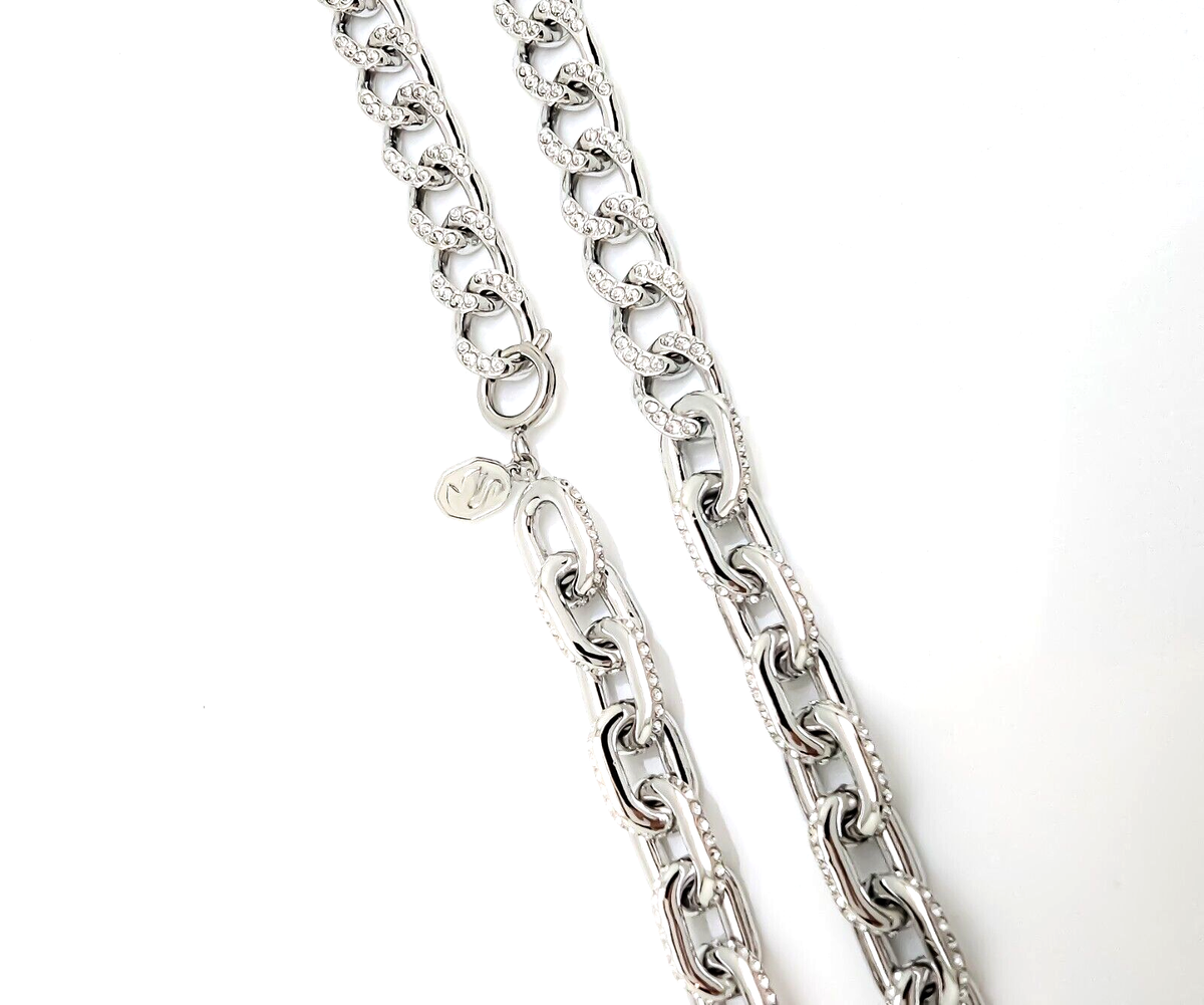 New 100% SWAROVSKI 5655437 Crystals Pave Mixed Link Statement