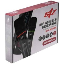 New Dual Channel UHF Wireless Microphone System STZ-W7902 Karaoke DJ wedding