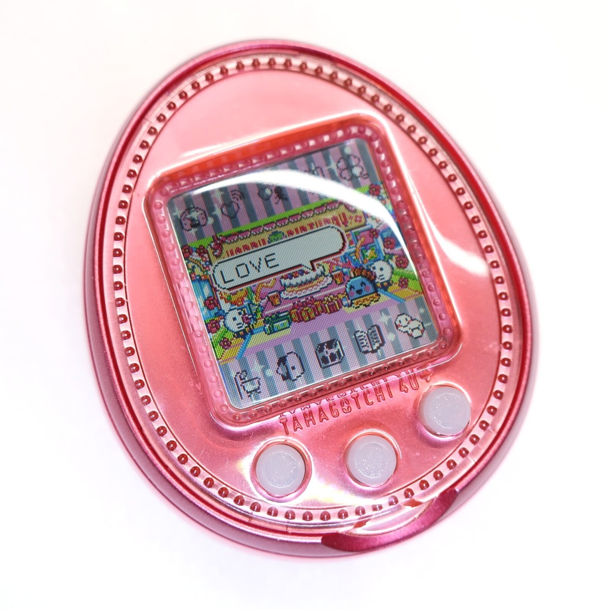 Tamagotchi 4U+ 4U Plus Rose Pink ver 2015 Bnadai Virtual Pet Tamagotchi 4U+ 4U Plus Rose Pink ver 2015 Bnadai Virtual Pet