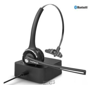 Naztech-Bluetooth Over-The-Head Headset 6.9''Lx6.3''Dx2.4''H remote control