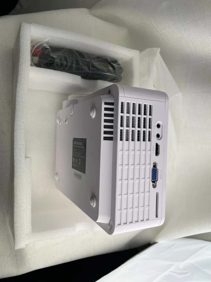 Mini Projector 1080P Supported, 5500 Lux 210" Display PONER SAUND WiFi - Image 4 of 4