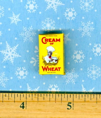 Dollhouse Miniatue Vintage Cream of Wheat Cereal Box