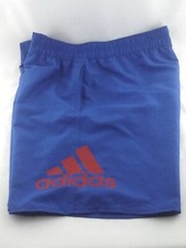 Adidas Swim Trunks Shorts Royal Blue w Red Logo PLM110 Men's XXL 50 New