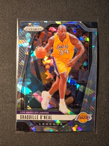 2024-25 Panini Prizm Shaquille O'Neal #290 Silver Cracked Ice Prizm LA Lakers