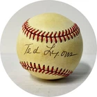 Ted Lyons Autographed AL Brown Baseball JSA ZZ55440