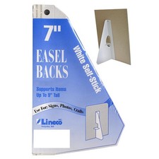 Lineco Self-Stick Easel Backs 25-Count 7"