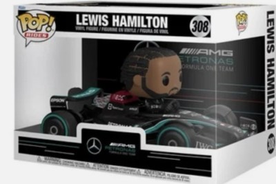 #308 NIB FUNKO Pop! Rides Super Deluxe: MERCEDES-AMG Petronas - Lewis Hamilton