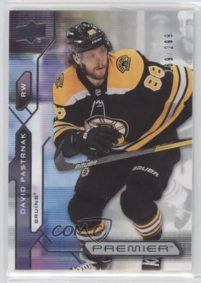 2021-22 Upper Deck Premier 169/299 David Pastrnak #37 0c3