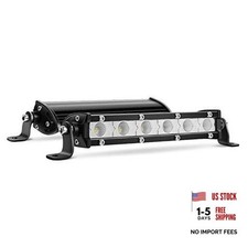 2PCS 7 Inch 18W Ultra-Slim Single Row LED Flood 7 Inch Flood 2PCS 18W Lights