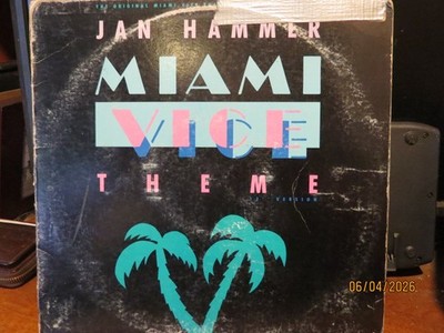 JAN HAMMER '' MIAMI VICE THEME '' 12'' MAXI SINGLE RD G  JK F