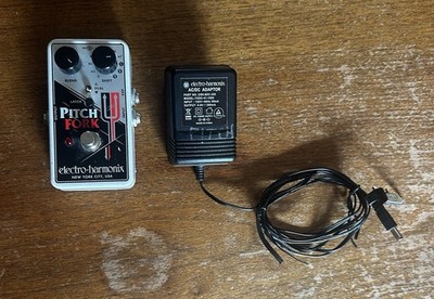 Electro-Harmonix EHX Pitch Fork Polyphonic Shifter Guitar Pedal w/Power Supply