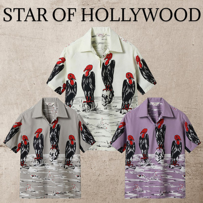 STAR OF HOLLYWOOD SH39310 COTTON TYPEWRITER PULLOVER SHIRT CONDOR Japan New