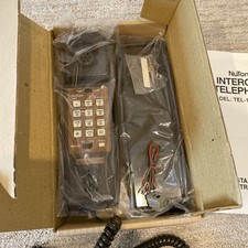 NOS NuTone Scovill TEL-102 Tone/Pulse Switchable Intercom Telephone - Brown
