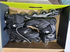 Rollerblade Zetrablade 80mm Performance Rollerblades Black Silver Mens Size 10
