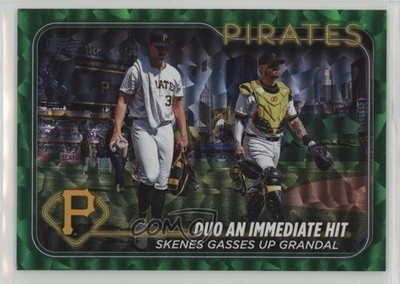 2024 Update Green Crackle Foilboard Paul Skenes Yasmani Grandal Rookie RC 3gr