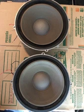 Vintage Original Wharfedale 12" Woofer Speakers. Pair