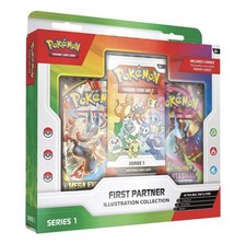 PRESALE Pokemon TCG x3 First Partner Illustration Collection Series 1 Ship 03/20