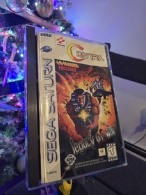 Contra Legacy Of War (Sega Saturn) Complete w/ 3D Glasses - Mint Disc