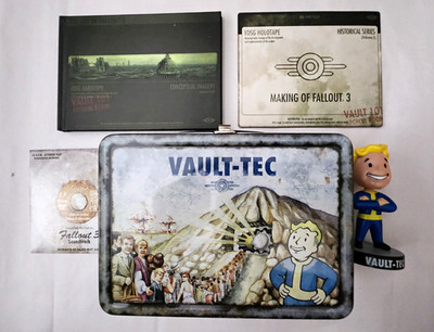 Fallout 3 Collector's Edition (No Game) + Bonus Music CD *See Pics*