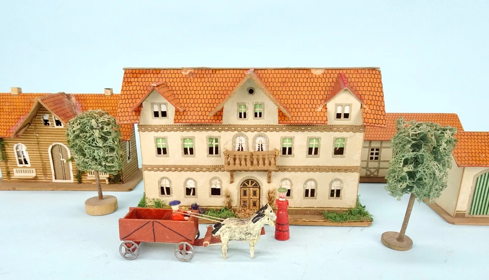 Seltenes Erzgebirge Dorf um 1910. - Bild 2 von 4