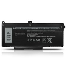 RJ40G Laptop Battery For Dell Latitude 5420 5520 Precision 3560 63Wh 4Cell M033W