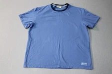 Scotch & Soda Shirt Mens XL Blue Waffle Textured Knit Crewneck Amsterdam Tee