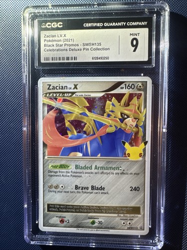 Zacian LV.X graded CGC 9 for sale on eBay