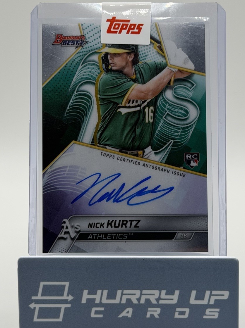 2025 BOWMAN'S BEST Nick Kurtz ROOKIE AUTO BEST OF '25 ATHLETICS #B25-NK Sealed