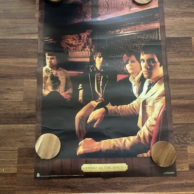 PANIC AT THE DISCO POSTER Amazing Group Shot RARE 24X36 some wear 