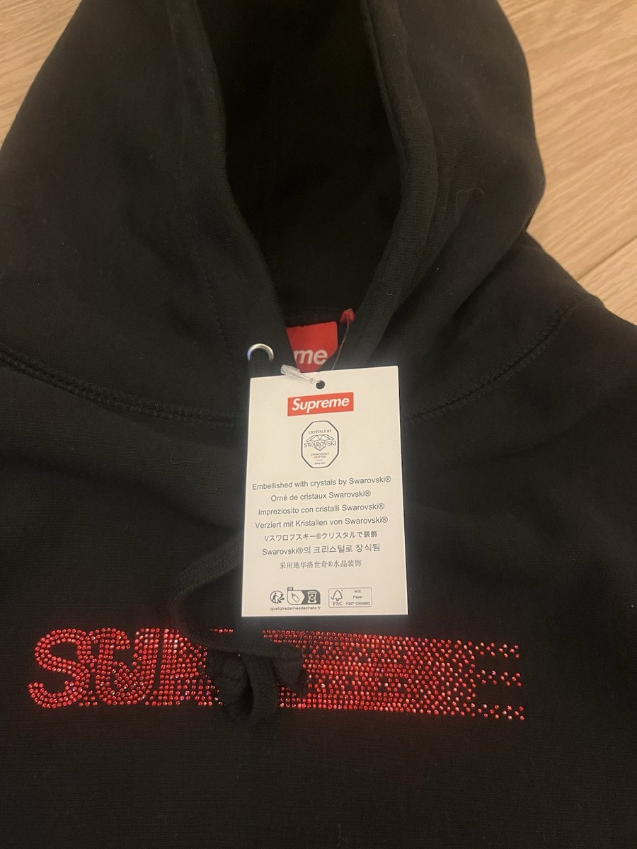 Supreme Swarovski Motion Logo Hoodie | eBay