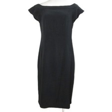 Valentino VALENTINO One Piece Silk Blend Knee Length Off Shoulder 8 Equivalent t