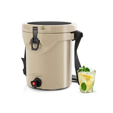 Costway 9.5 L Drink Cooler Portable Insulated Ice Chest Beverage Dispenser