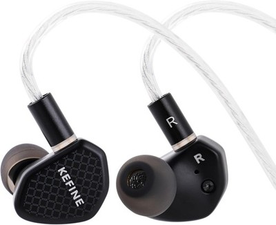 Kefine Klean Audiophile Earphones   Ergonomic HiFi Sound, Replaceable Nozzles