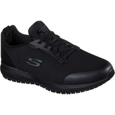 Skechers Mens Squad SR Myton Occupational Black Shoes UK 12 - 200051EC